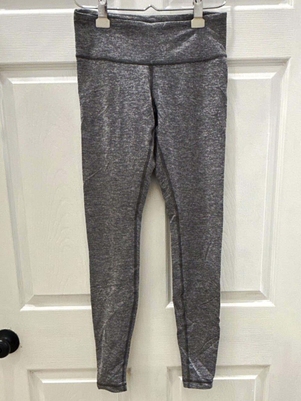 lululemon Gray Wunder Under High Rise Ankle Leggings 6 Stretch